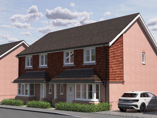 3 bedroom house - artist's  impression subject to change. Please note that the above computer generated image is representative of the house type and not the specified plot as some details may vary.